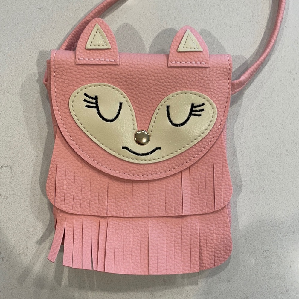 Sleeping Fox Faux Leather vegan leather Purse